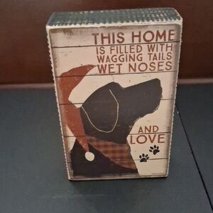 Dog Themed Decorative Sign